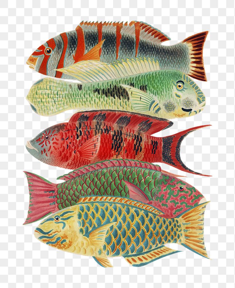Fish png sticker, William Saville-Kent's | Free PNG - rawpixel