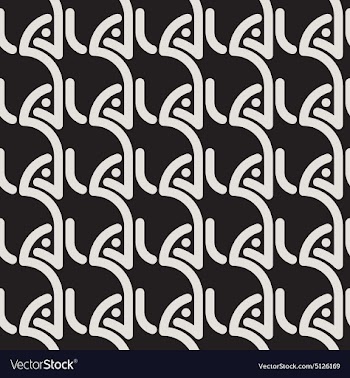  					Fish seamless pattern vector image														