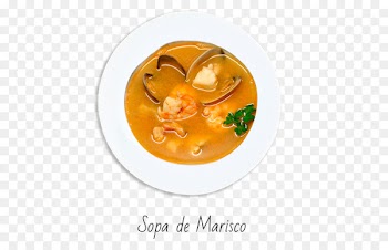 Fish soup Sopa de mariscos Shellfish - la sopa de ajo 