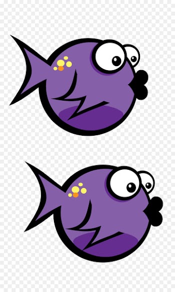 Fish Sprite Purple Clip art - fish 