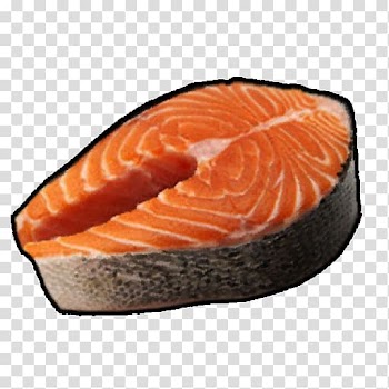 Fish steak Salmon Raw foodism Sashimi, fish dish transparent background PNG clipart