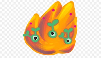 fish yellow invertebrate fruit - Burn 