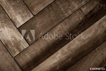 Fishbone patterned floor