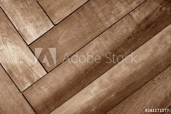 Fishbone patterned floor
