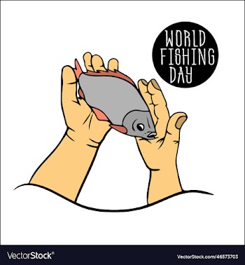 fisherman holds in his hands big caught fresh