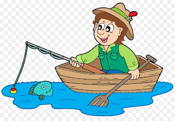 Fisherman Royalty-free Clip art - A child of rowing or fishing 