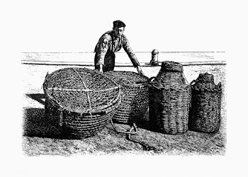 Fisherman vintage drawing | Free stock vector - 571373