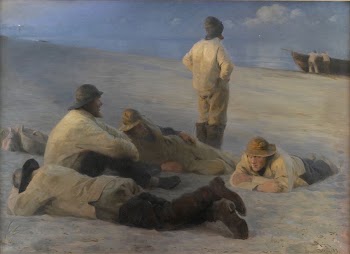 Fishermen at Skagen Beach by P.S. | Free Photo - rawpixel