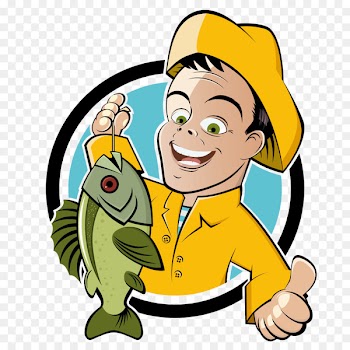 Fishing Cartoon Fisherman Clip art - Fisherman with fish 