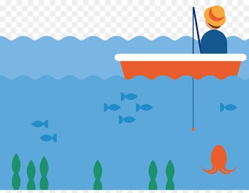 Fishing Fisherman - Fishermen at sea fishing 