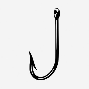 Fishing hook drawing, vintage object | Free Photo - rawpixel