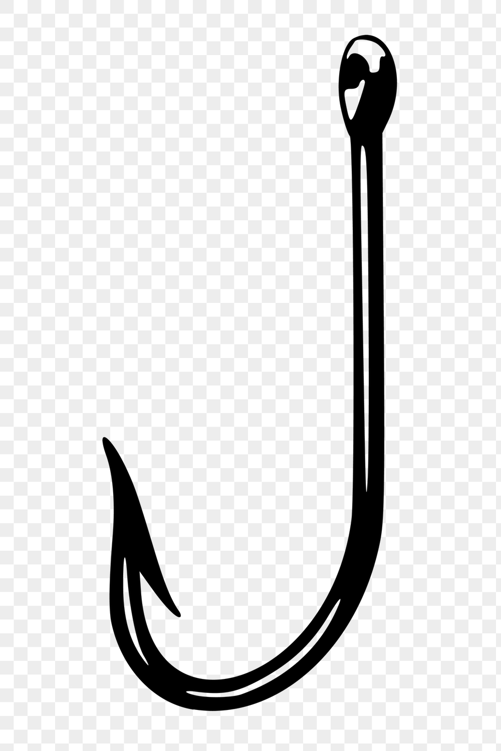 Fishing hook png sticker, object | Free PNG - rawpixel