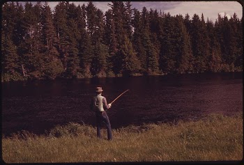 Fishing in the Androscoggin River, | Free Photo - rawpixel