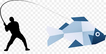 Fishing Logo Angling Fisherman - Fishing in the sea 