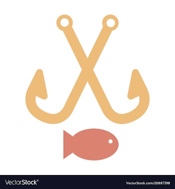 Fishing logo vector image