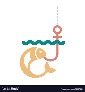 Fishing logo vector image