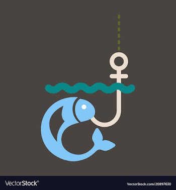 Fishing logo vector image