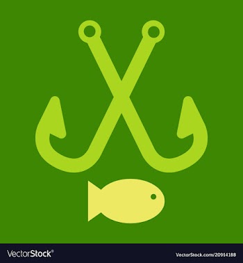Fishing logo vector image