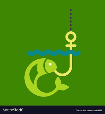Fishing logo vector image
