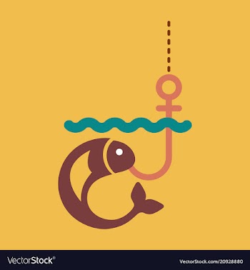 Fishing logo vector image