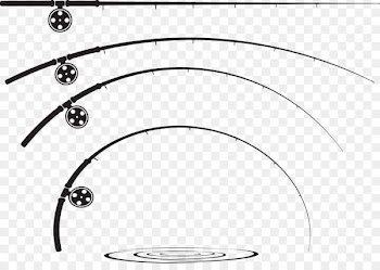 Fishing rod Angling Fishing tackle - Vector fishing rod 