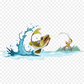 Fishing rod Angling - Vector man fishing 