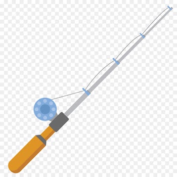 Fishing rod Cartoon - Vector cartoon fishing rod 