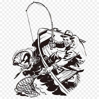 Fishing rod Fisherman Fishing net Clip art - Wooden fishing man 