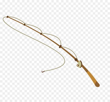 Fishing rod Fishing tackle Angling - Cartoon long fishing rods 