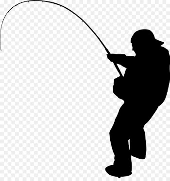 Fishing Silhouette Fisherman Clip art - Fishing 