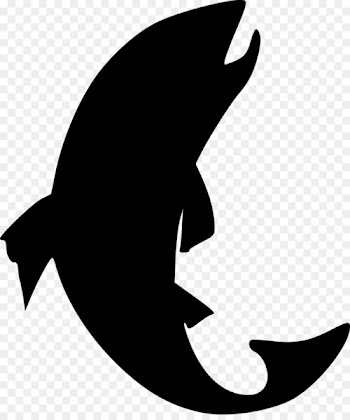 Fishing Silhouette - fried fish 