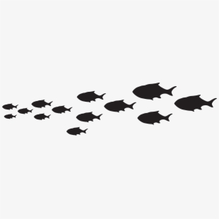 Fishing Silhouette Png - School Of Fish Silhouette Png ...