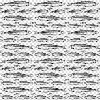 Fishy Overlay, black and white abstract painting transparent background PNG clipart
