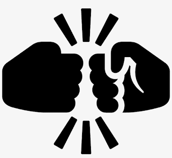 Fist-bump - Fist Bump Vector PNG Image | Transparent PNG Free ...