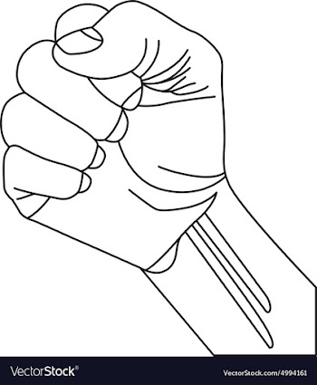 Fist design eps10 vector image