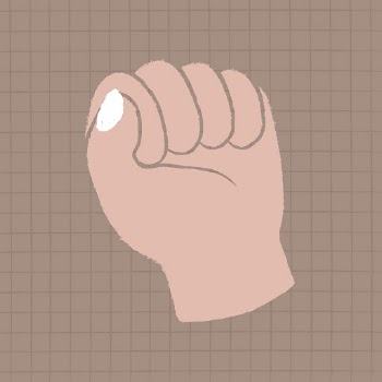 Fist hand doodle sticker, empowerment | Free PSD Illustration - rawpixel