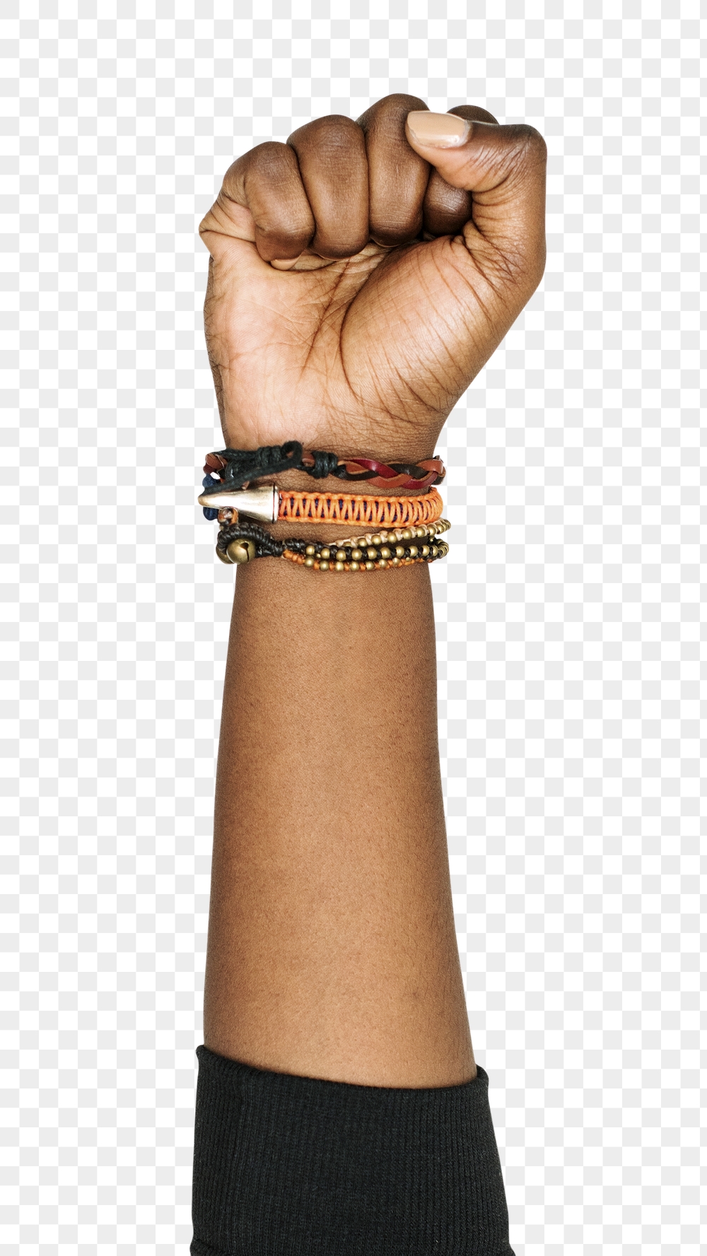 Fist png black hand gesture | Free PNG - rawpixel