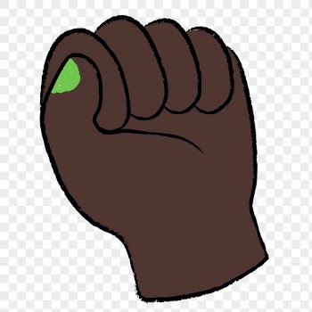 Fist png transparent, dark skin | Free PNG Sticker - rawpixel