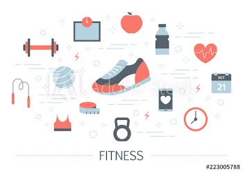 Fitness banner concept