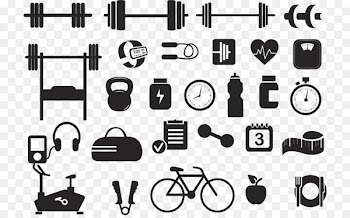 Fitness centre Kettlebell Physical exercise - Vector fitness equipment icon 