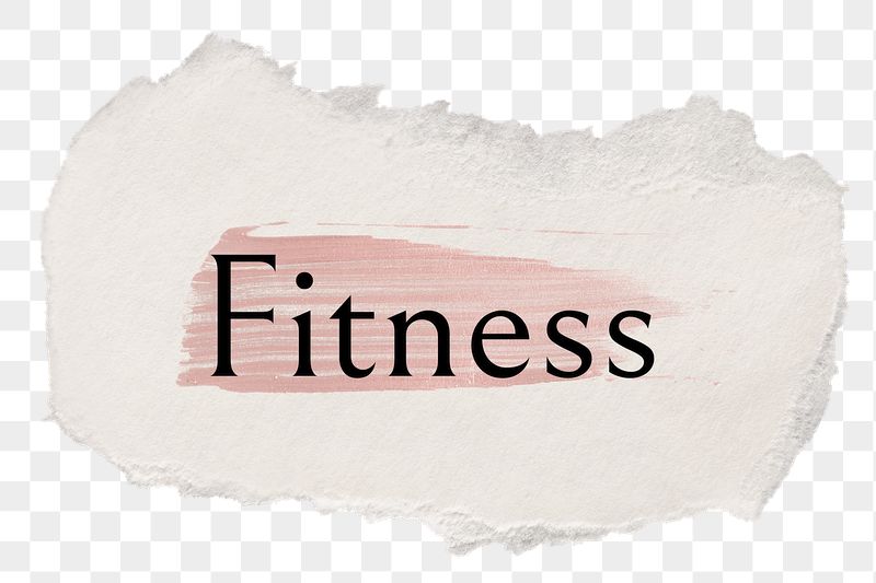 Fitness png ripped paper word | Free PNG - rawpixel