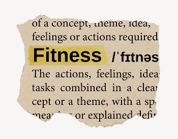 Fitness ripped dictionary, editable word | Free PSD - rawpixel
