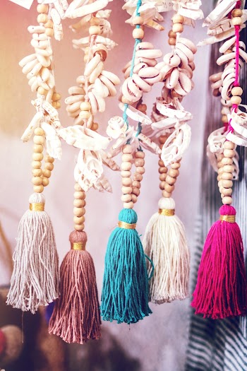 Five Assorted-color Tassels