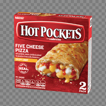 Five Cheese Pizza Sandwich in a Crispy Crust | Hot Pockets®