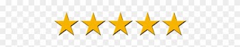 Five Clipart Gold Star - 4.5 Out Of 5 Stars