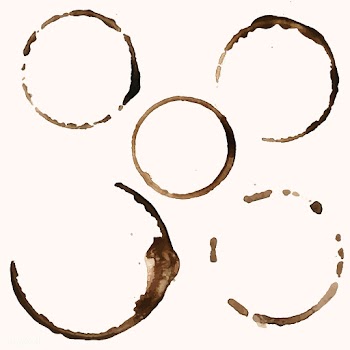 Five coffee ring stains vector | Free stock vector - 511528