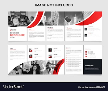 five fold business brochure and corporate design