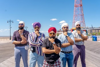 Five Men Wearing Turbans