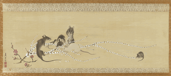 five mice nibbling on long, | Free Photo - rawpixel