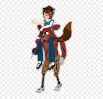 Five Nights At Freddy's 2 Digital Art Cosplay Drawing - People Riding Fnaf Foxy
